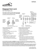 Baggage Door Lock, Cam Style 5/8"