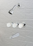 3-Handle Shower Faucet